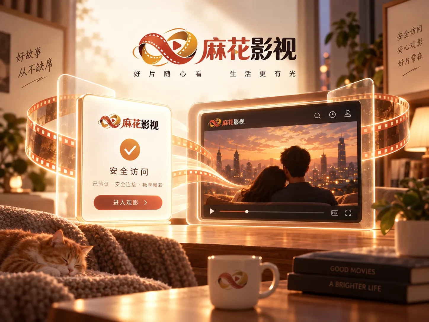 影视网站设备与链接安全提示